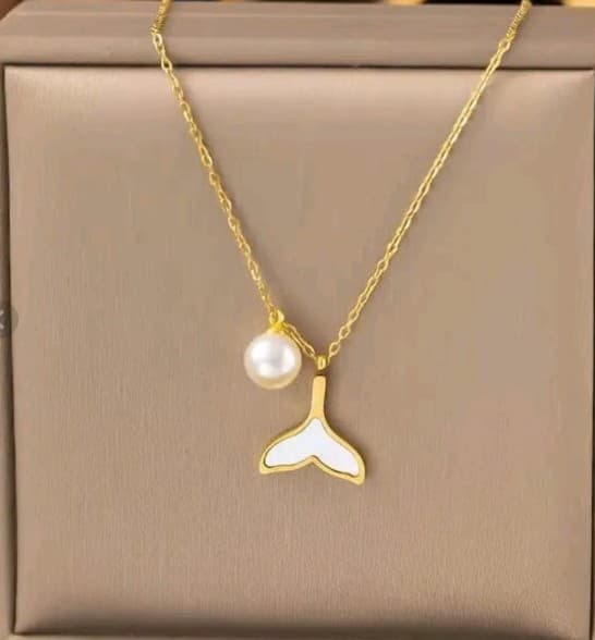 Heart Turquoise Tail Vintage Party Stainless Steel  | Antitarnish Necklace